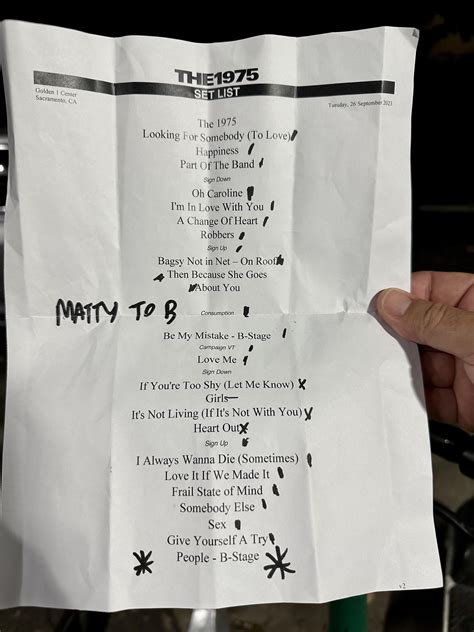 1975 set list|The 1975 Setlist at Moody Center, Austin.